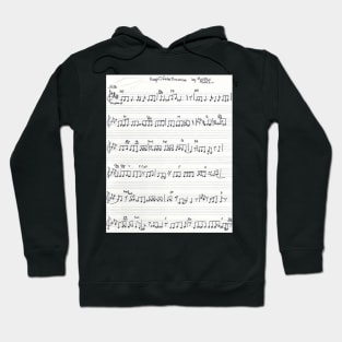 Handwritten Sheet Music Song "Keep Of The Promise" Hoodie